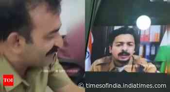 Watch: Fraudster impersonating Mumbai Police cop calls real police officer