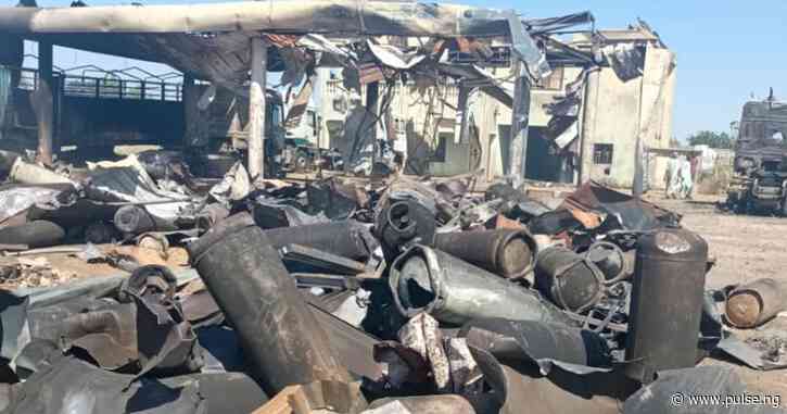 Gas cylinder explosion damages 6 vehicles at filling station, no lives lost