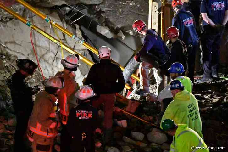 Worker rescued from rubble after construction accident in Kentucky