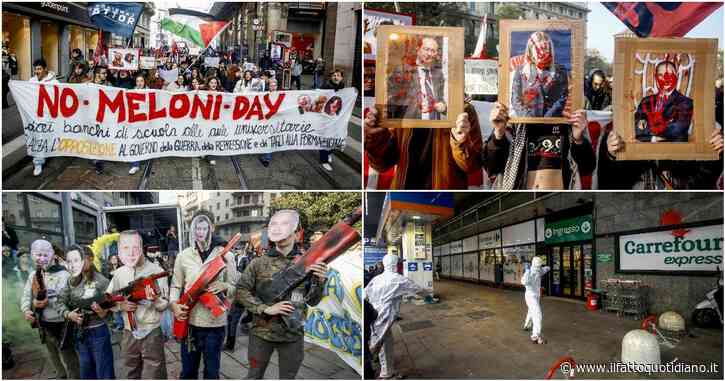 “No Meloni day atto II”: studenti in piazza per un’istruzione pubblica accessibile. Slogan contro la premier, il ddl Sicurezza e Israele