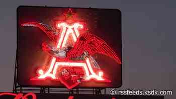 Anheuser-Busch relights iconic 'flying eagle' sign above I-64