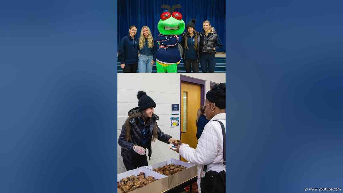 MUFFINS WITH MOM! The Lady Jackets and Stinger Are Servin’ Up Tim Hortons ☕️ | CBJ Today