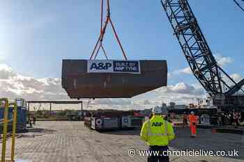 Tyneside shipyard completes crucial parts for Royal Navy's new Type 26 frigates