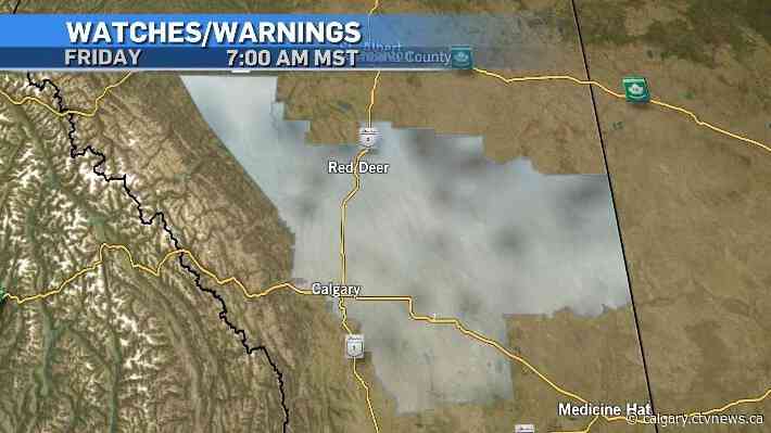 Fog advisories issued for Calgary and area early Friday