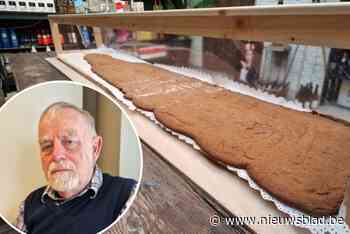 Mortselaar bakt speculaas van twee meter en koppelt er een wedstrijd aan