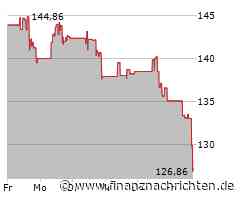 Aktie von Illumina kaum gefragt: Kurs bricht um 5,35 Prozent ein (127,8416 €)