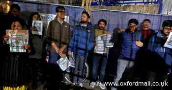 Protests at Oxford Union over debate on India and 'terrorist' speakers