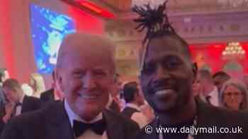 Controversial ex-NFL star Antonio Brown meets Donald Trump and Elon Musk at Mar-a-Lago bash