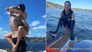 Kourtney Kardashian and Travis Barker's marble-floored $60m superyacht they made their love nest