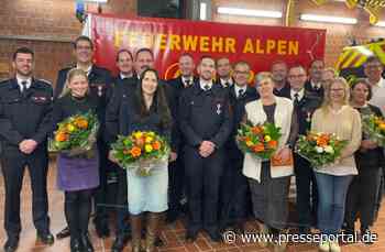 FW Alpen: Jubiläumsfeier der Einheit Veen mit insgesamt 180 Jahren Ehrenamt