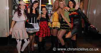 Scenes of a Bigg Night Out in Newcastle in 2010 with some rather fancy dress