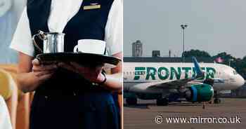 Frontier Airlines passenger left with 'unsightly' disfigured penis after spilling scalding hot tea