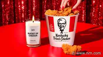 KFC has introduced a candle that smells like fried chicken