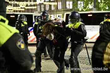 Alle 281 pro-Palestijnse demonstranten vrijgelaten na verboden betoging in Amsterdam