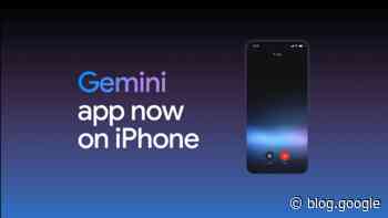 The Gemini app is now available on iPhone