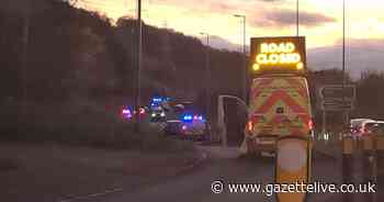 Man dies in A174 crash near Greystones roundabout as route remains closed