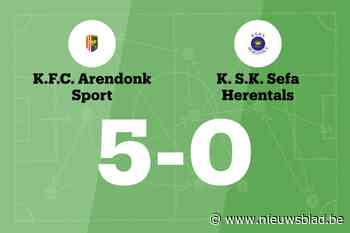 Wedstrijd tussen Arendonk B en SKS Herentals eindigt in forfaitscore