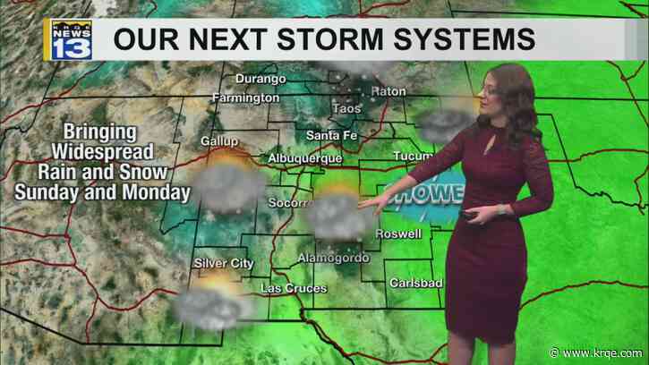 Storm system coming over the weekend