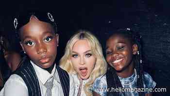 Madonna bolsters daughter Estere, 12, as she shows off her talents