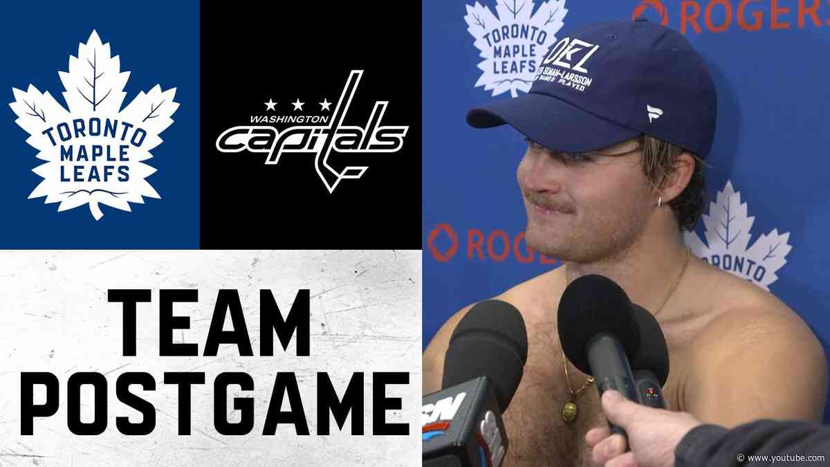 Maple Leafs Media Availability | Postgame at Washington Capitals | November 13, 2024