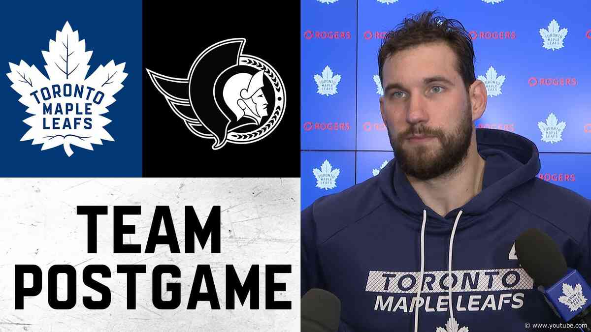 Maple Leafs Media Availability | Postgame vs Ottawa Senators | November 12, 2024