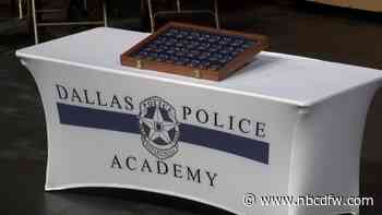 Dallas police department graduates receive their badges in ceremony Friday