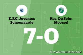 Juventus Schoonaarde B overklast KSC Moorsel