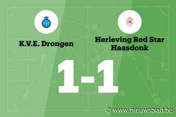 KVE Drongen B en HRS Haasdonk B spelen 1-1