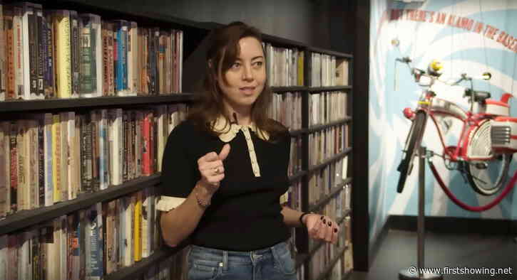 Watch: Aubrey Plaza Visits the Kim's Video Collection in New York City