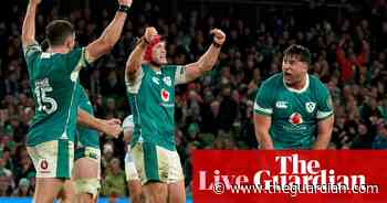 Ireland 22-19 Argentina: Autumn Nations Series rugby union – live reaction