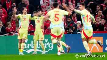 España venció a Dinamarca y aseguró el primer puesto de su grupo en la Nations League