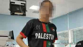 Pictured: 'Intimidating' NHS worker wearing a Palestine shirt while treating Jewish patient - as NHS Trust reviews dress code