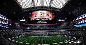 Aftellen richting bokskraker tussen Jake Paul  en Mike Tyson, AT&T Stadium loopt langzaam vol