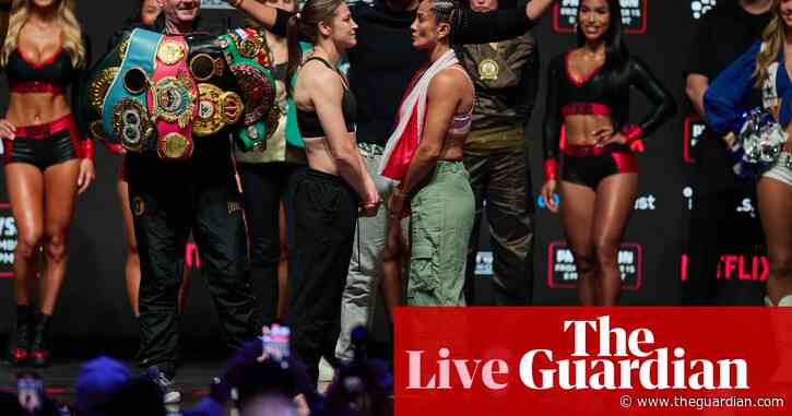 Katie Taylor v Amanda Serrano rematch, followed by Jake Paul v Mike Tyson – live