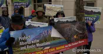 ‘If I have to die in front of a bulldozer’: Opponents rally against exploration for coal mining in Alberta