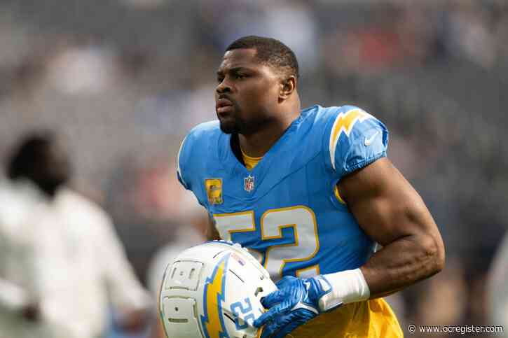 Chargers list Khalil Mack as questionable to play again Sunday