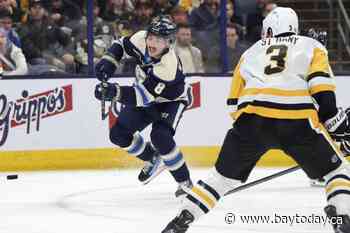 Blue Jackets rout the Penguins 6-2 to snap a 6-game skid