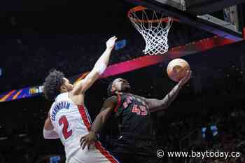 Beasley's 20 points helps Pistons escape Toronto with 99-95 win in NBA Cup game