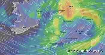 Snow map shows Britain facing Arctic weather as mercury drops to ice cold -5C