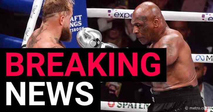 Boos ring out as Jake Paul beats Mike Tyson, 58, in controversial Netflix fight