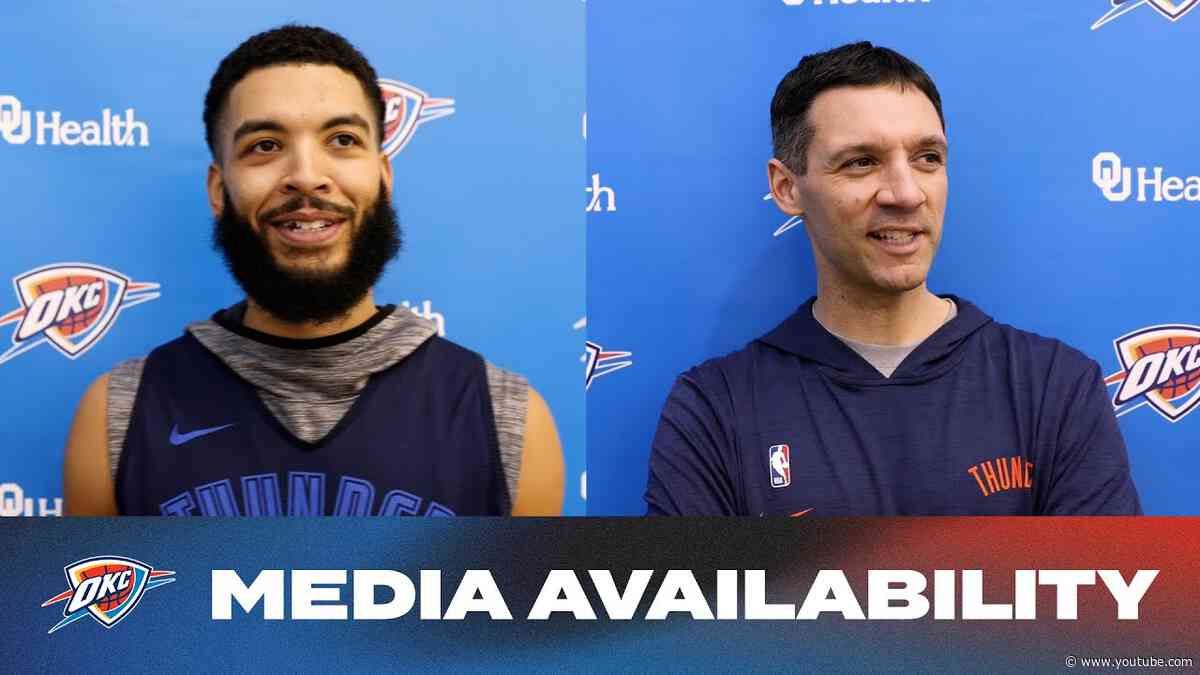 Kenrich Williams + Coach  Daigneault Practice Media Availability | November 14, 2024 | OKC Thunder