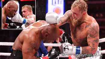 Jake Paul BEATS Mike Tyson by unanimous decision as 58-year-old boxing legend lands just 18 punches in sad contest