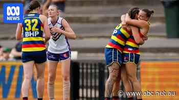 Adelaide keeps AFLW preliminary final streak alive with comprehensive win over Fremantle in sweltering conditions