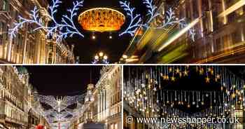 The Christmas lights around central London you can admire this winter