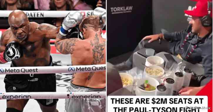 Boxing fans paid $2 million to watch Mike Tyson vs Jake Paul from these seats