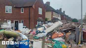 Mountain of rubbish causing 'misery' for neighbours