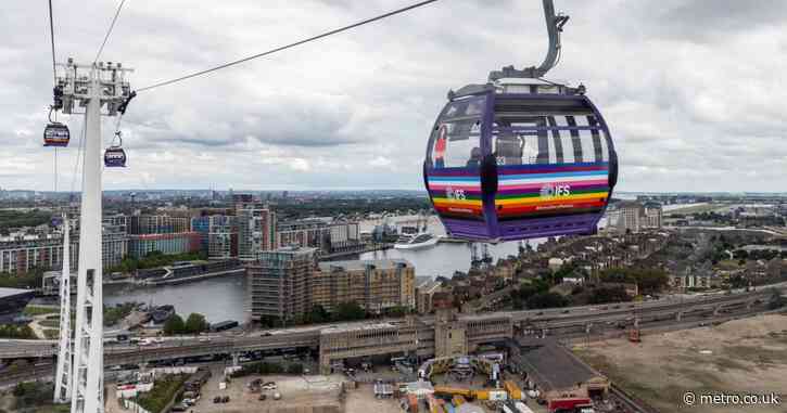 London’s cable car that cost £60,000,000 has a shockingly low demand at rush hour