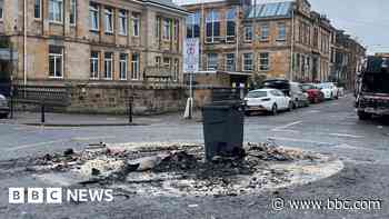 Two charged after Glasgow Bonfire Night disorder