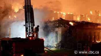 Fire ravages Hotel Lac Carling in Laurentians