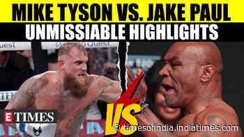 Mike Tyson vs. Jake Paul: The Ultimate Showdown; Jaw-Dropping Moments From Boxing's Biggest Night | WATCH